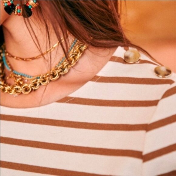 Sézane Colette Mariniere Size XL - Picture 5 of 10